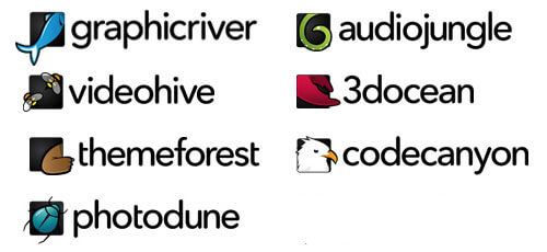 Envato Market Brand logos